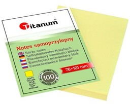 Notes samoprzylepny 76x101mm Titanum 127400