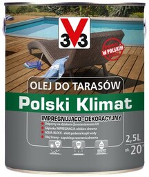 Olej do tarasów 2,5 l dąb