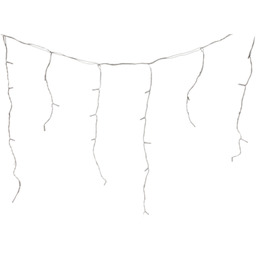 Lampki zewnętrzne 500 LED multikolor sople transformator programator