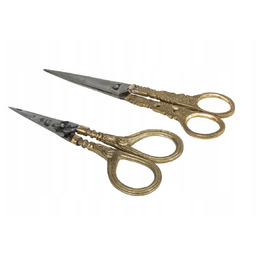 NOŻYCZKI DEKORACYJNE nożyce ozdobne mocne uniwersalne zestaw 2