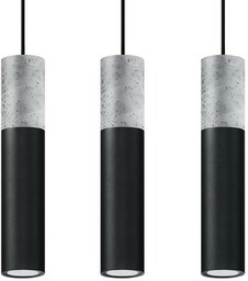 Sollux Skandynawska LAMPA wisząca SL.0652 metalowa OPRAWA tuby