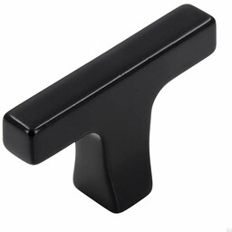 Gałka meblowa T-Bar 2562 48 Metalowa Czarna Matowa