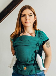 Nosidło Lennylamb Lennyhybrid Basic Line Szmaragd