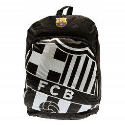 Fc Barcelona Plecak sportowy szkolny czarny srebrny
