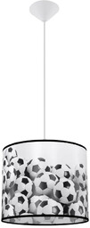 Lumes Lampa do pokoju chłopca z motywem piłek