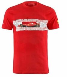 Koszulka Ferrari męska t-shirt Ferrari F1 Graphic czerwona