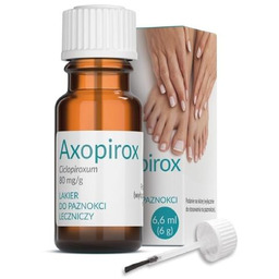 AXOPIROX Lakier do paznokci leczniczy 80mg/g 6,6ml