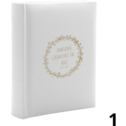 Album komunijny wsuwany na 300 zdjęć 10x15 personalizowany