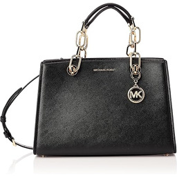 Michael Kors Damska tornister Cynthia, Czarny, One Size,