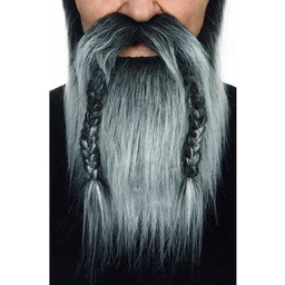 Żywe kostiumy 202955 wąsy, wielokolorowe, jeden rozmiar