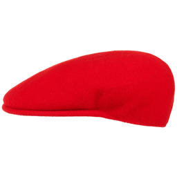 Kaszkiet 504 by Kangol, czerwony, cm