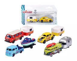 Majorette Volkswagen z przyczepką mix