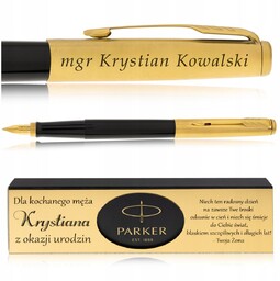 PIÓRO WIECZNE PARKER JOTTER CZARNE / ZŁOTE 24K