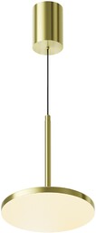 PLATO Lampa wisząca mosiądz fi18.5cm 12W LED 760lm