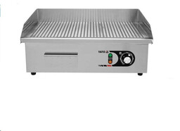 Grill elektryczny, płyta grillowa ryflowana Yato