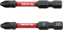 Yato BITY UDAROWE 1/4"X50 MM PZ2 2 SZT