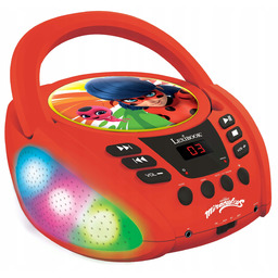 Miraculous odtwarzacz boombox Bluetooth-CD Led