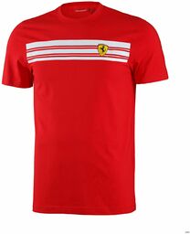 Koszulka Ferrari męska t-shirt Ferrari F1 Mens Striped