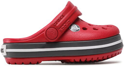 Klapki Crocs Crocband Clog T 207005 Czerwony