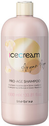 Inebrya Ice Cream Argan Age Pro-Age, szampon nabłyszczający