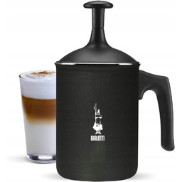 Ręczny spieniacz do mleka Bialetti Montalette 330ml Czarny