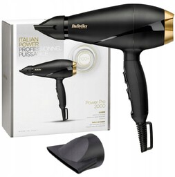 Mocna suszarka do włosów Babyliss Pro 2000W czarna