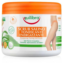 EQUILIBRA Tonizująco- energetyzujący peeling solny do ciała, 600g