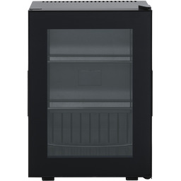 Lodówka minibar hotelowa 40L przeszklone drzwi cicha 22dB