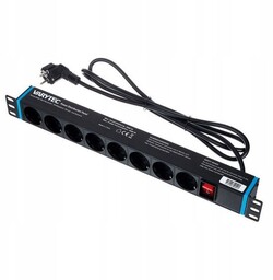 Listwa Zasilająca Varytec do Rack 1U 8 gniazd