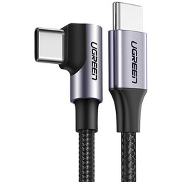 UGREEN Kabel USB-C do USB-C kątowy QC 3.0