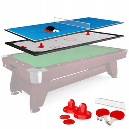 Nakładka na stół bilardowy 9ft dwustronna ping-pong cymbergaj