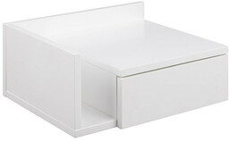 szafka nocna Ashlan z szufladą biała
