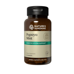 Papaya Mint, Nature''s Sunshine, 70 tabletek