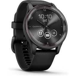 Garmin vivomove Trend Hybrydowy Smartwatch, kolor Czarny