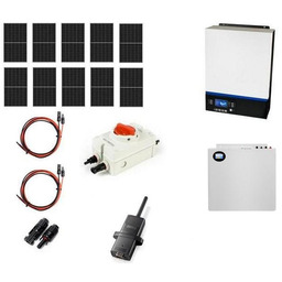 Hybrydowy zestaw solarny off-grid ESB-10kW-48 MPPT 10xPV Mono