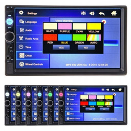 RADIO SAMOCHODOWE PL 2DIN BLUETOOTH KAMERA w RAMCE