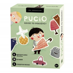 GRA PLANSZOWA EDUKACYJNA PUCIO GDZIE TO POLOZYC PLANSZOWKA