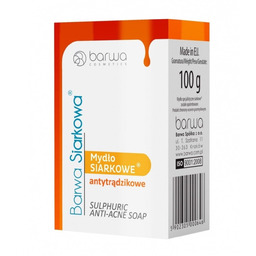 BARWA_Siarkowa mydło antytrądzikowe 100g