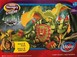 Klocki Puzzle piankowe Combat Dragon Smok Wojownik Bloco