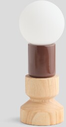 lampa stołowa z kloszem w kształcie kuli lesgles