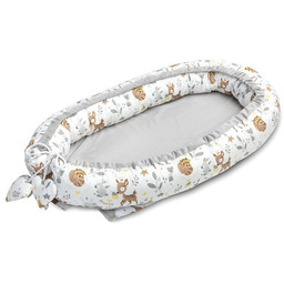 Sensillo KOKON VELVET BIAŁY LEŚNA PRZYGODA 80x45 +