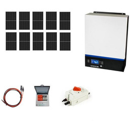 Hybrydowy zestaw solarny off-grid ESB-10kW-48 MPPT 10xPV