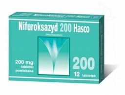 HASCO NIFUROKSAZYD 200 - 12 tabletek