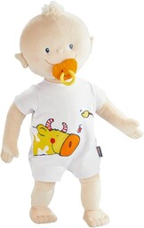 HABA Kruszki lalka niemowlęca, beżowa, z magnetycznym smoczkiem