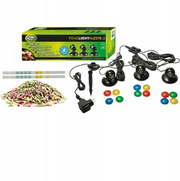 Aqua Nova Lampy Led 3szt NLED-PB3 Do Oczka