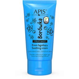 APIS Fruit Shot Borówkowy krem łagodzący do twarzy