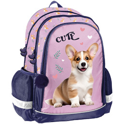 Paso Plecak szkolny Cute Corgi Piesek Pies Dog