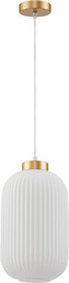 Jadalniana lampa wisząca Lindo PND-52636-1-GD Italux szklana złoty