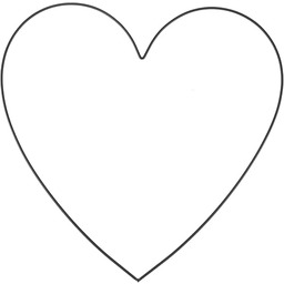 GLOREX 6 1294 407 - Metalowa ramka serce