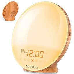 COULAX Multicolor Wake Up Light Budzik o wyglądzie